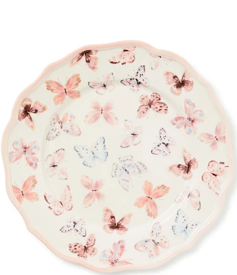 MacKenzie-Childs Butterfly Hill Scalloped Dinner Plate