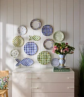 MacKenzie-Childs Check Round Platter, 13.25#double;