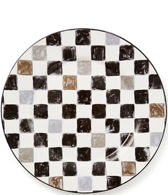 MacKenzie-Childs Check Round Platter, 13.25#double;