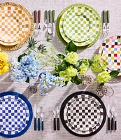 MacKenzie-Childs Check Round Platter, 13.25#double;