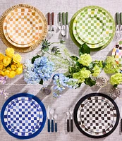 MacKenzie-Childs Check Round Platter, 13.25#double;