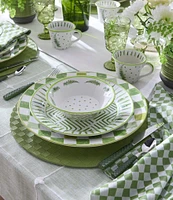 MacKenzie-Childs Check Round Platter, 13.25#double;