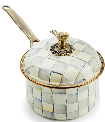 MacKenzie-Childs Check Covered Saucepan, 2.5 Qt.