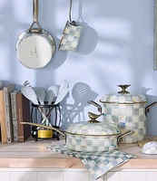 MacKenzie-Childs Check Covered Saucepan, 2.5 Qt.