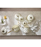 MacKenzie-Childs Check® Enamel 1- Quart Covered Saucepan