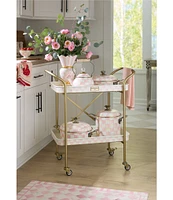 MacKenzie-Childs Check® Enamel 5-Quart Covered Casserole