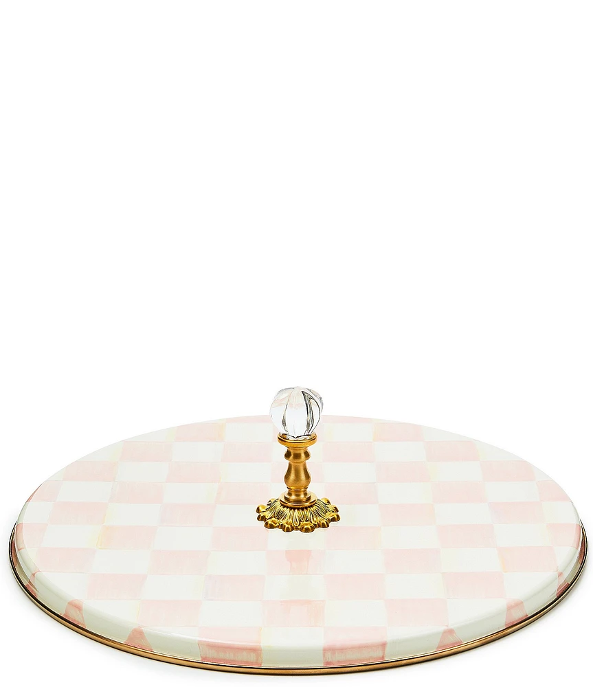 MacKenzie-Childs Check Enamel Cheese Course Serving Board