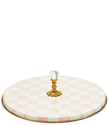 MacKenzie-Childs Check Enamel Cheese Course Serving Board
