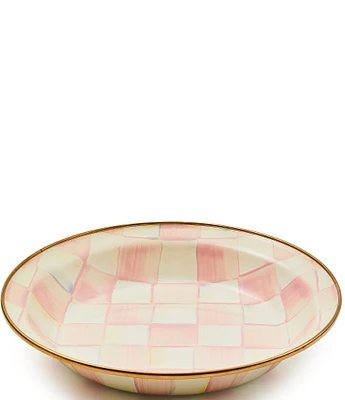 MacKenzie-Childs Check® Enamel Pie Plate