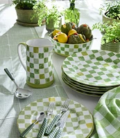 MacKenzie-Childs Check Serving Bowl