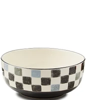 MacKenzie-Childs Check Serving Bowl