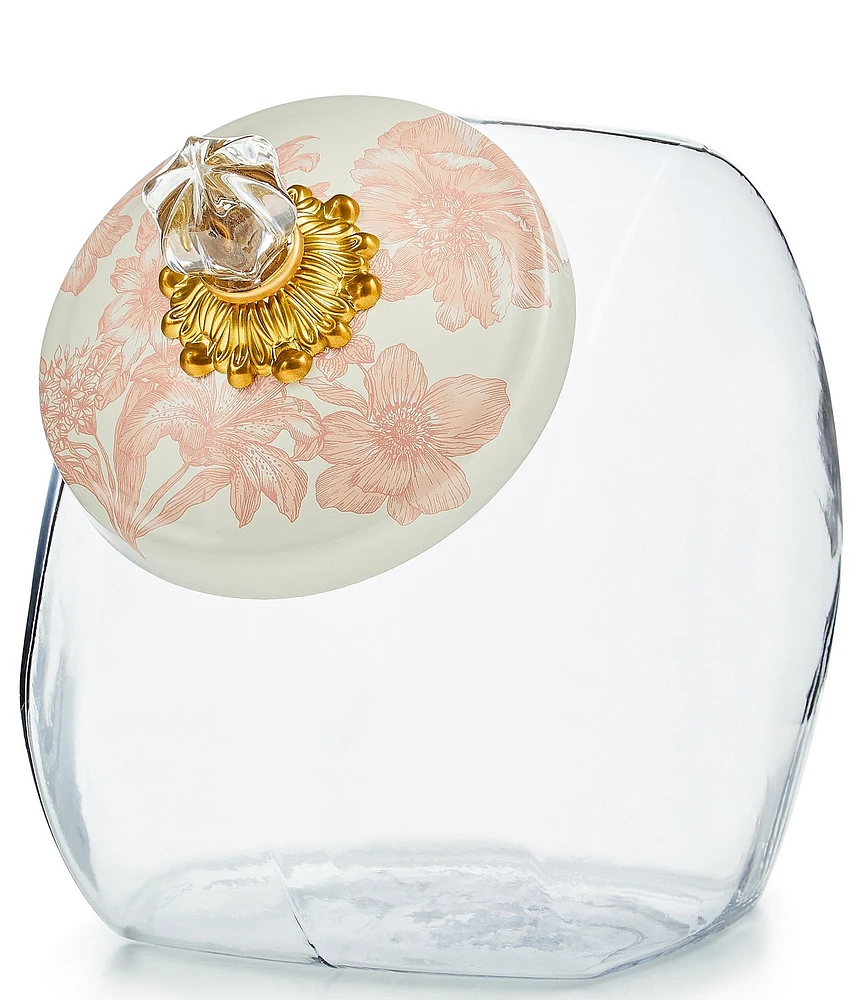 MacKenzie-Childs Cookie Jar with English Garden Lid