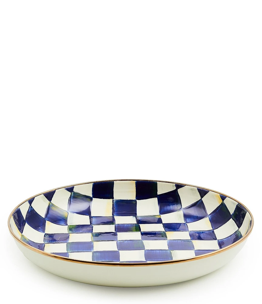 MacKenzie-Childs Check Enamel Abundant Bowl