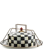 MacKenzie-Childs Courtly Check® Enamel Cake Carrier