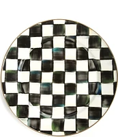 MacKenzie-Childs Check Enamel Charger Plate