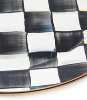 MacKenzie-Childs Check Enamel Charger Plate