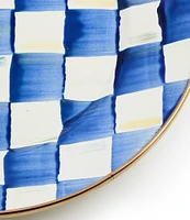 MacKenzie-Childs Check Enamel Charger Plate