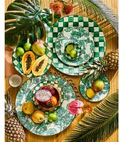 MacKenzie-Childs Check Enamel Charger Plate
