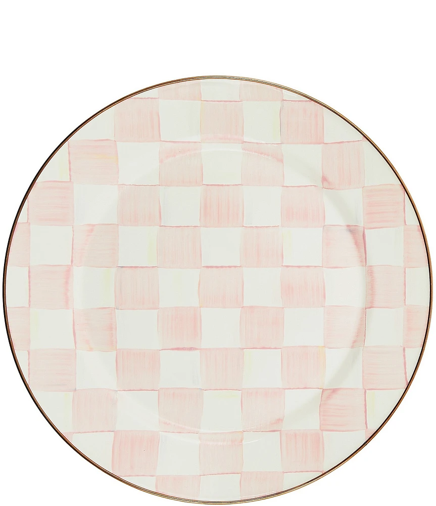 MacKenzie-Childs Check Enamel Charger Plate