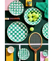 MacKenzie-Childs Check Enamel Round Tray