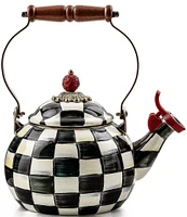 MacKenzie-Childs Courtly Check® Enamel Whistling Tea Kettle