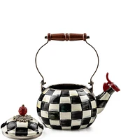 MacKenzie-Childs Courtly Check® Enamel Whistling Tea Kettle