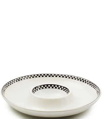 MacKenzie-Childs Courtly Check® Everyday Chip & Dip Server