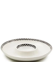 MacKenzie-Childs Courtly Check® Everyday Chip & Dip Server