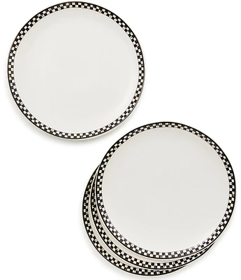 MacKenzie-Childs Courtly Check® Everyday Dinner Plates, Set of 4