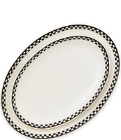MacKenzie-Childs Courtly Check® Everyday Oval Platters, Set of 2