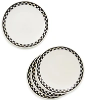 MacKenzie-Childs Courtly Check® Everyday Small Plates, Set of 4