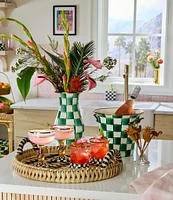 MacKenzie-Childs Check Wine Cooler
