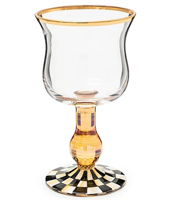 MacKenzie-Childs Courtly Check® Wine Glass