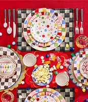 MacKenzie-Childs Day At The Fair Dinner Plate
