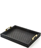 MacKenzie-Childs Embossed Faux Leather Decorative Tray
