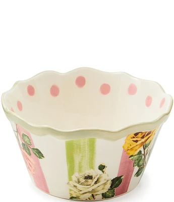 MacKenzie-Childs Garden Gala Stoneware Serving Bowl