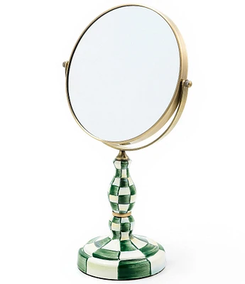 MacKenzie-Childs Check Double-Sided Vanity Mirror