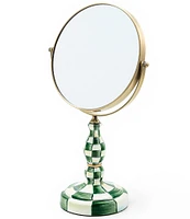MacKenzie-Childs Check Double-Sided Vanity Mirror