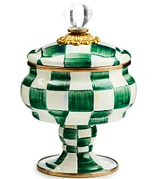 MacKenzie-Childs Check Enamel Curiosity Pot