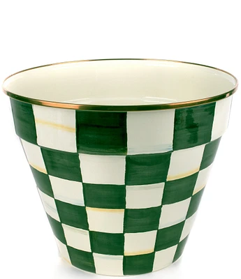 MacKenzie-Childs Check Garden Pot