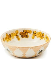 MacKenzie-Childs Queen Bee Stoneware Serving Bowl