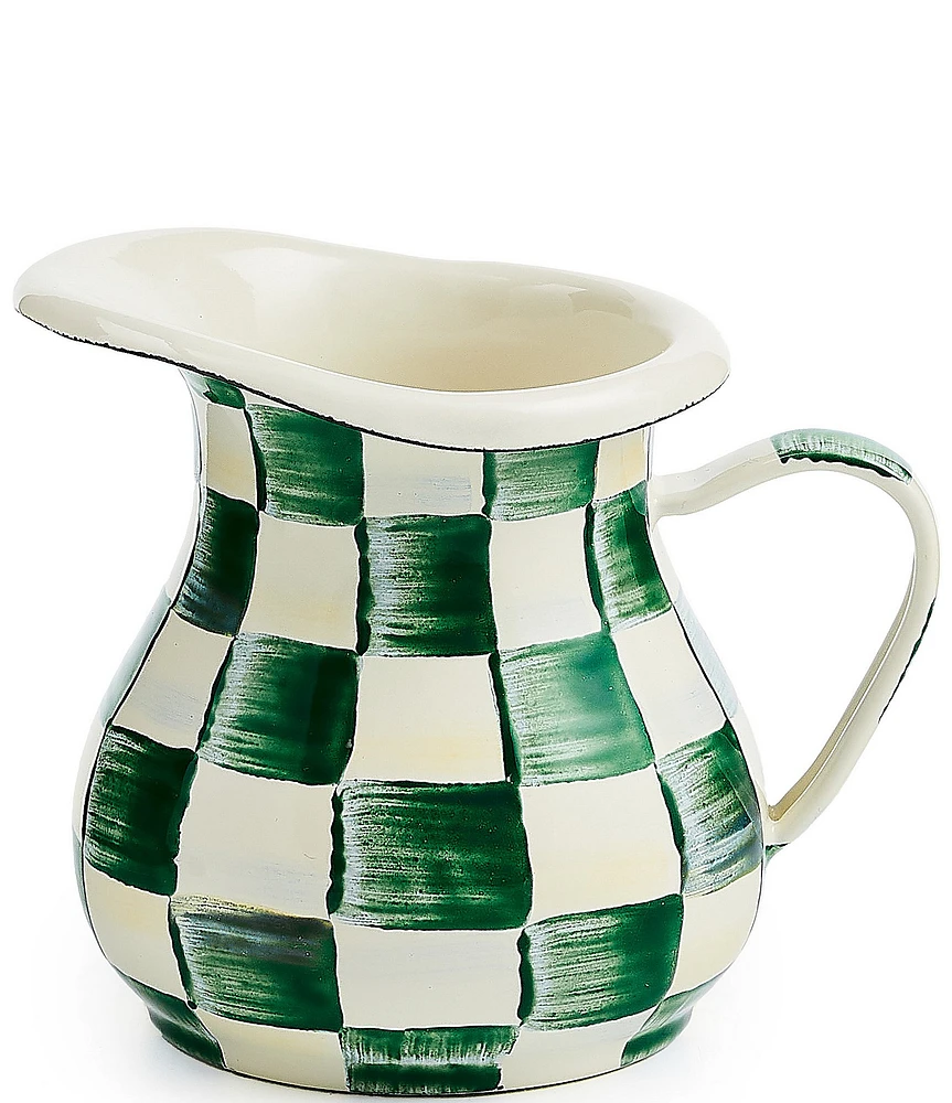 MacKenzie-Childs Check Enamel Creamer