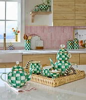 MacKenzie-Childs Check Enamel Creamer