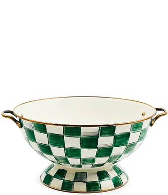MacKenzie-Childs Check Enamel Everything Bowl