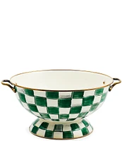 MacKenzie-Childs Check Enamel Everything Bowl