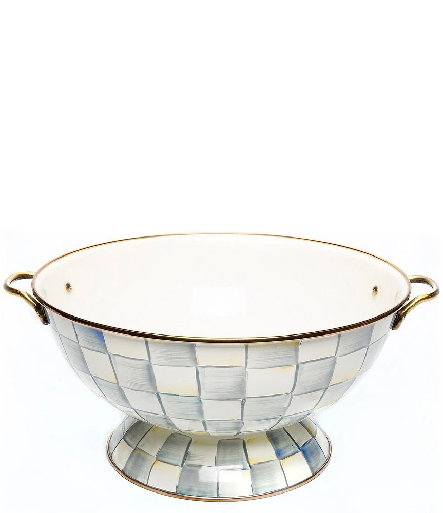 MacKenzie-Childs Check Enamel Everything Bowl