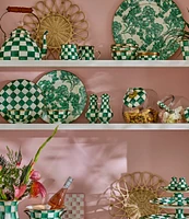 MacKenzie-Childs Check Enamel Salt & Pepper Shaker Set
