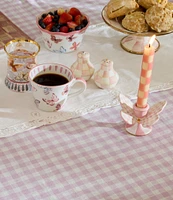 MacKenzie-Childs Check Enamel Salt & Pepper Shaker Set