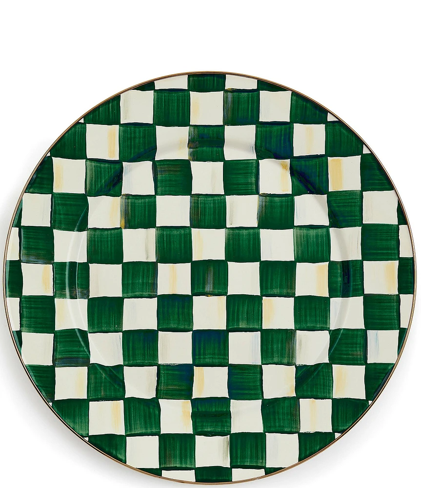MacKenzie-Childs Check Enamel Serving Platter