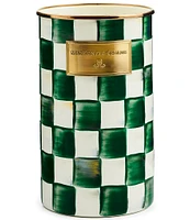 MacKenzie-Childs Check Enamel Utensil Holder